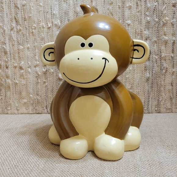 Starpoint Other Rare Brown Ceramic Monkey Coin Bank Poshmark